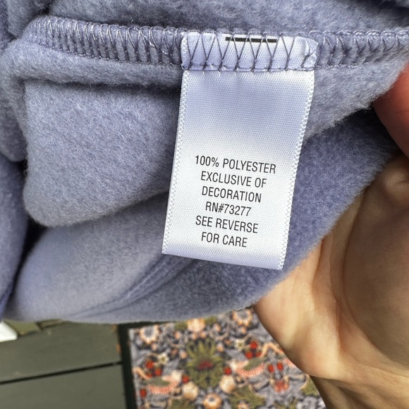 Vintage Croft & Barrow Lavender Embroidered Zip-Up Jacket - Picture 5 of 6